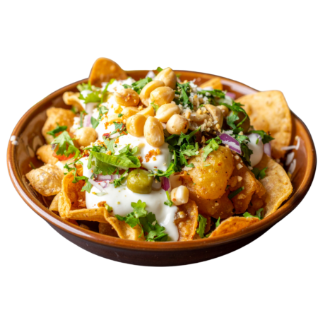 The Crispy Crown Jewel - Aloo Tikki Chaat