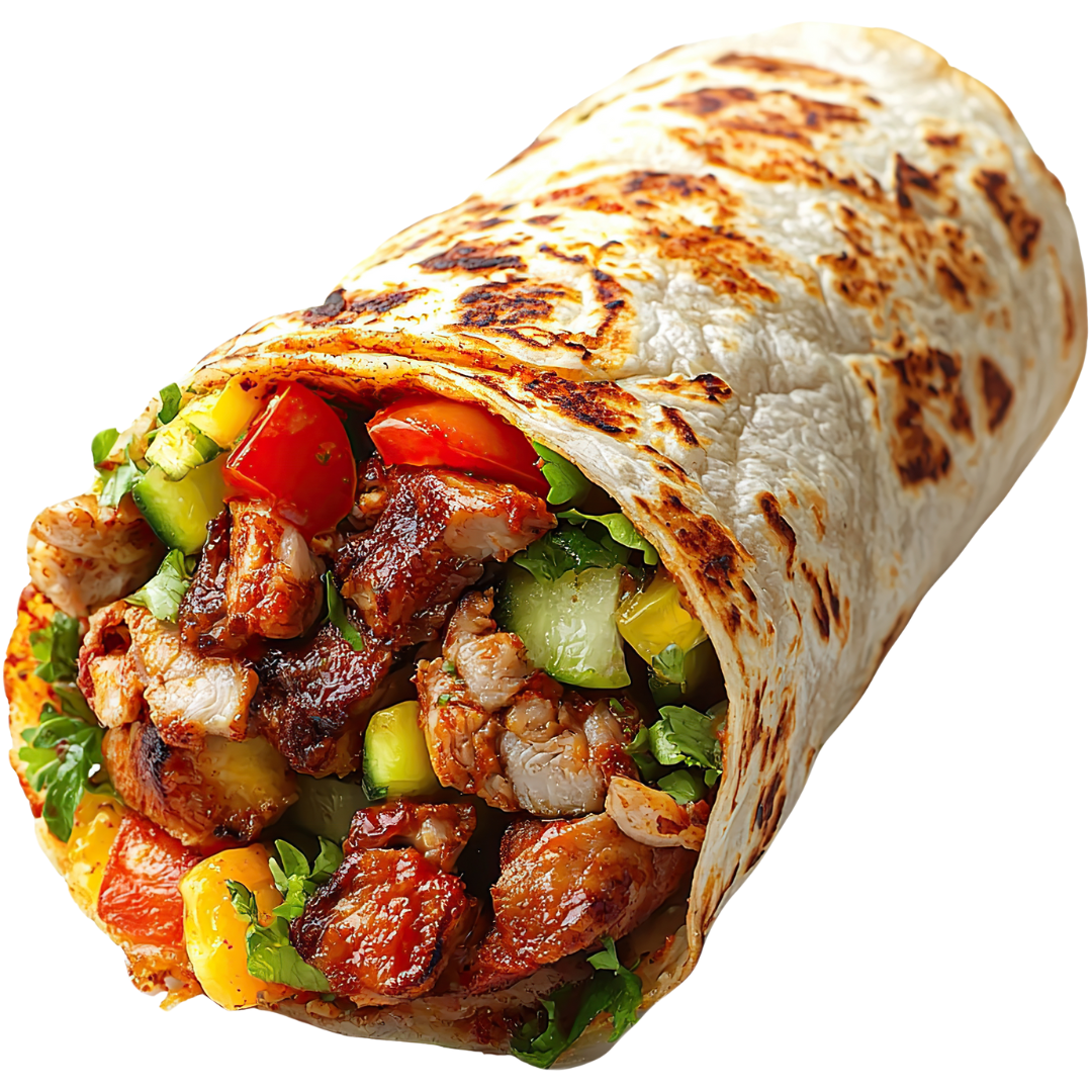 The Naan-Stop Deliciousness - Butter Chicken Wrap