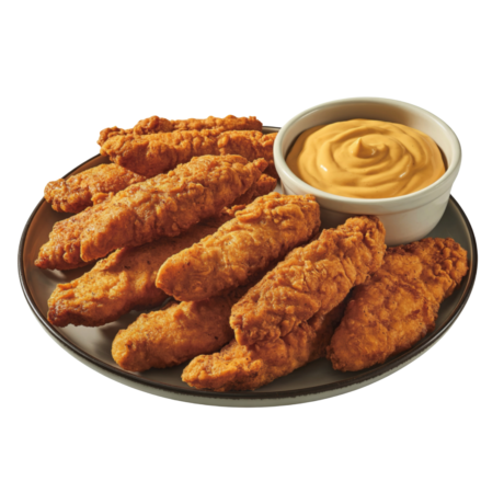 Nuggets’ Older Brother- Chicken Tenders (comes with fries)