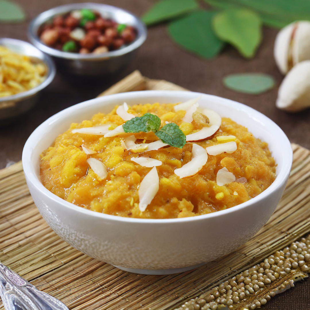 The Golden Indulgence - Moong Daal Halwa