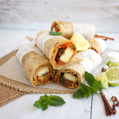 The Indian Burrito - Paneer Tikka Wrap